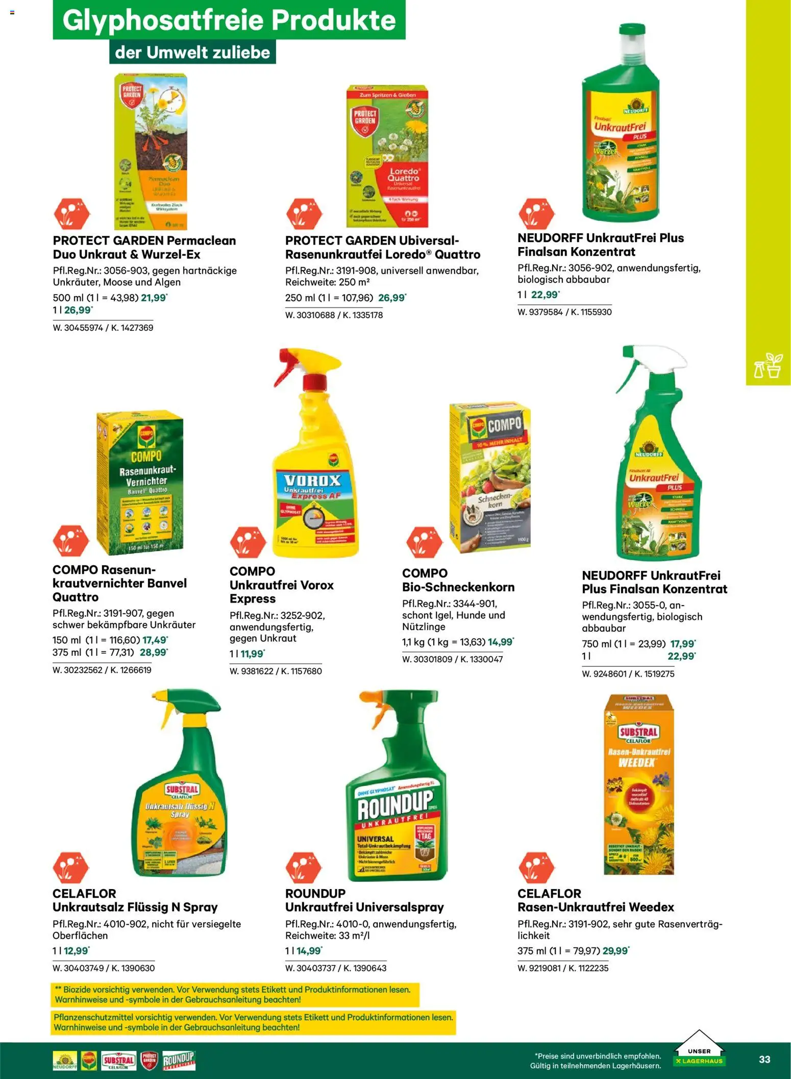 Lagerhaus  Garten und Freizeit Katalog 2026 - page 33- valid from 22.02.2026