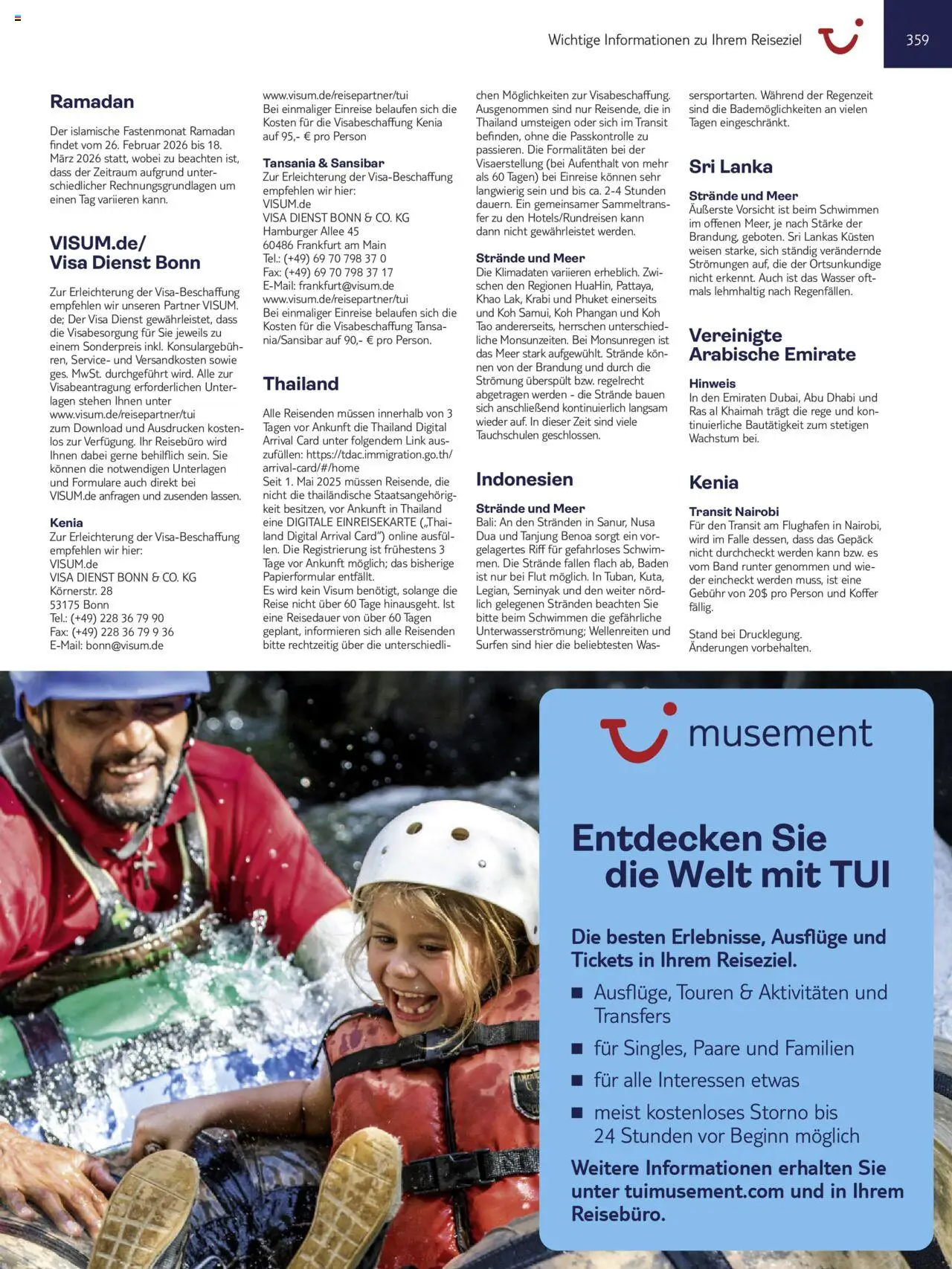 Aida - Asien, Afrika, Orient & Indischer Ozean 2025/26 - Seite 359 - gültig ab 01.11.2025