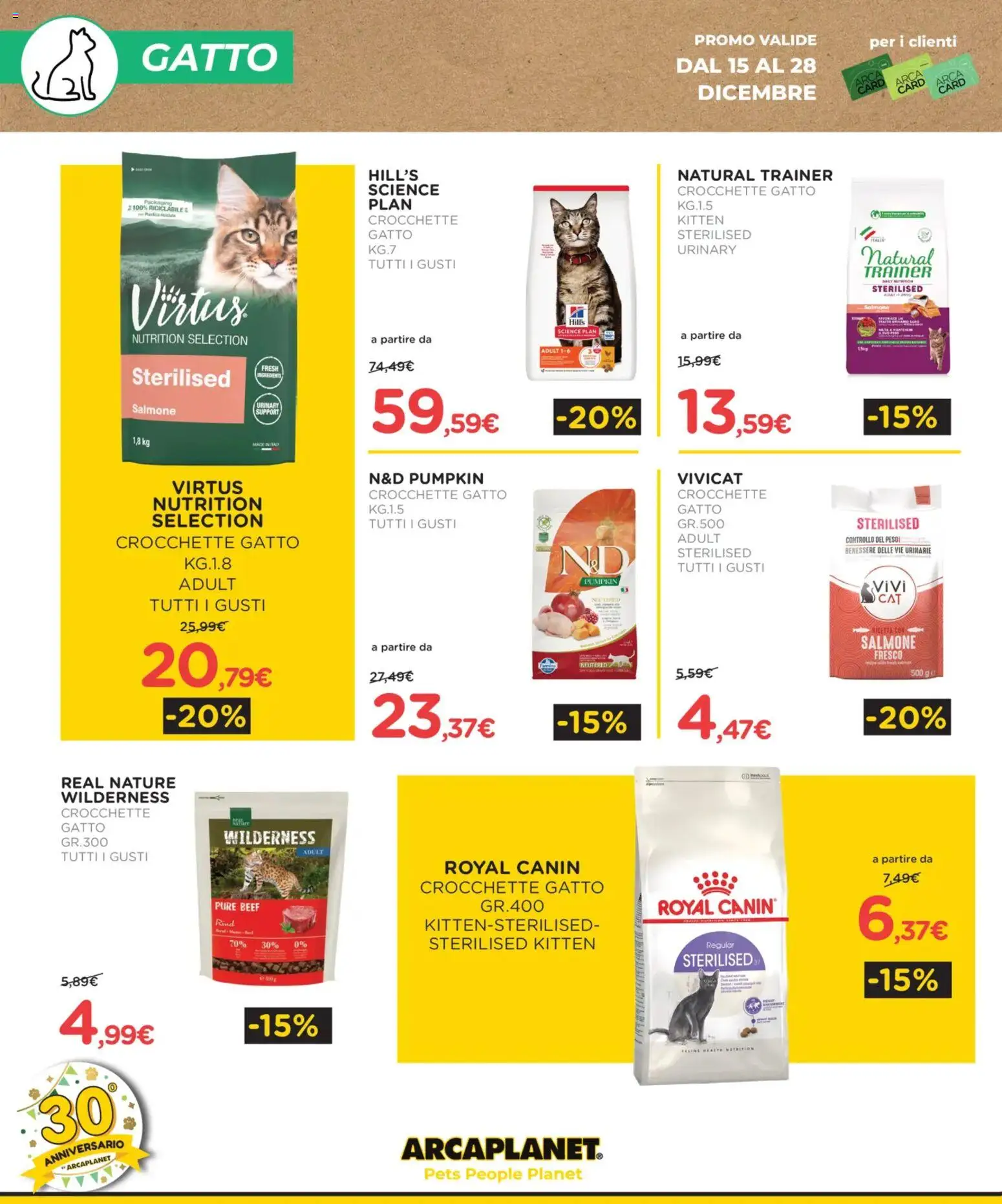 Volantino Arcaplanet	 - pagina 2 - valido dal 15/12/2025