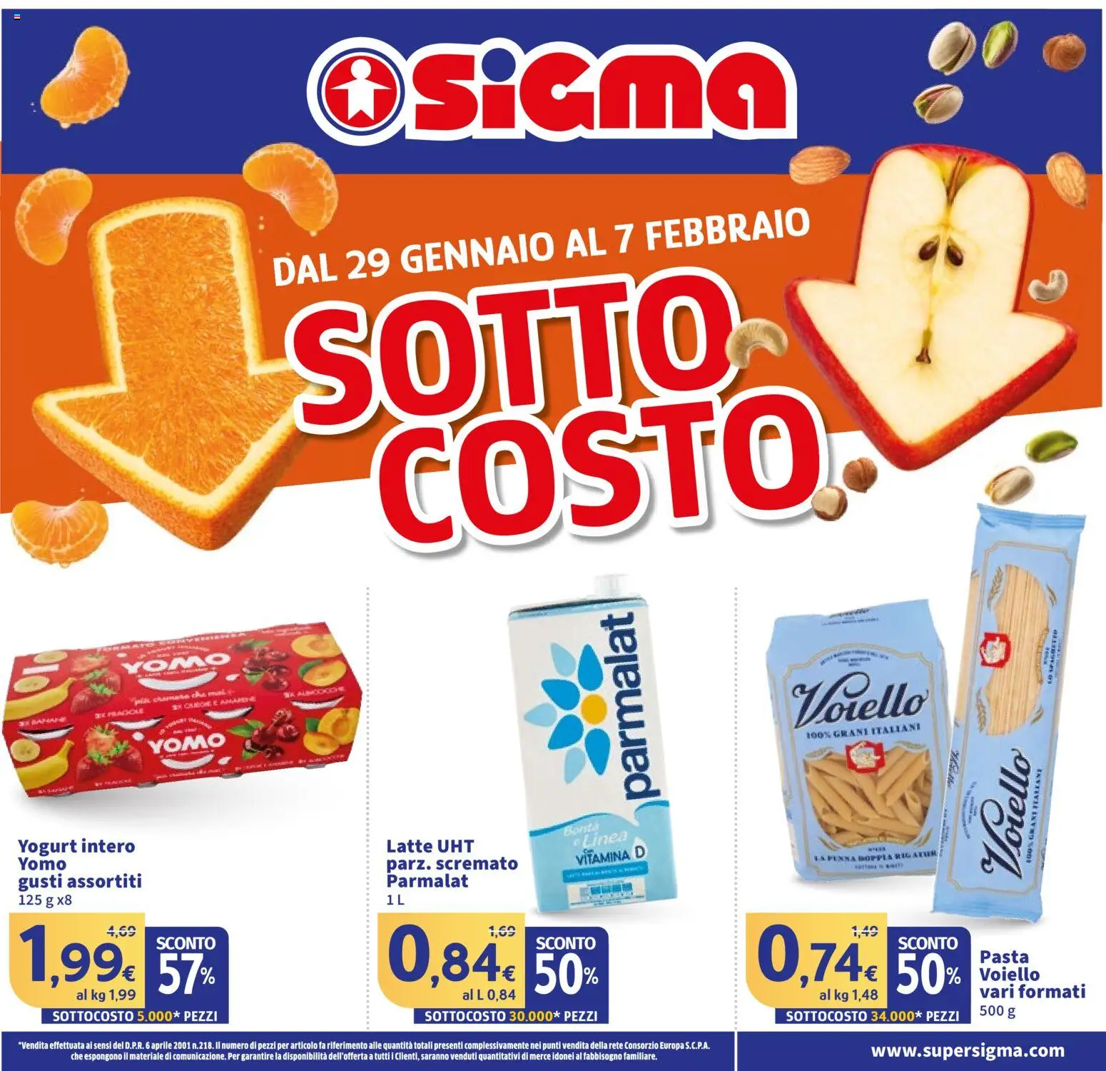 Volantino SIGMA	 - pagina 1 - valido dal 29/01/2026