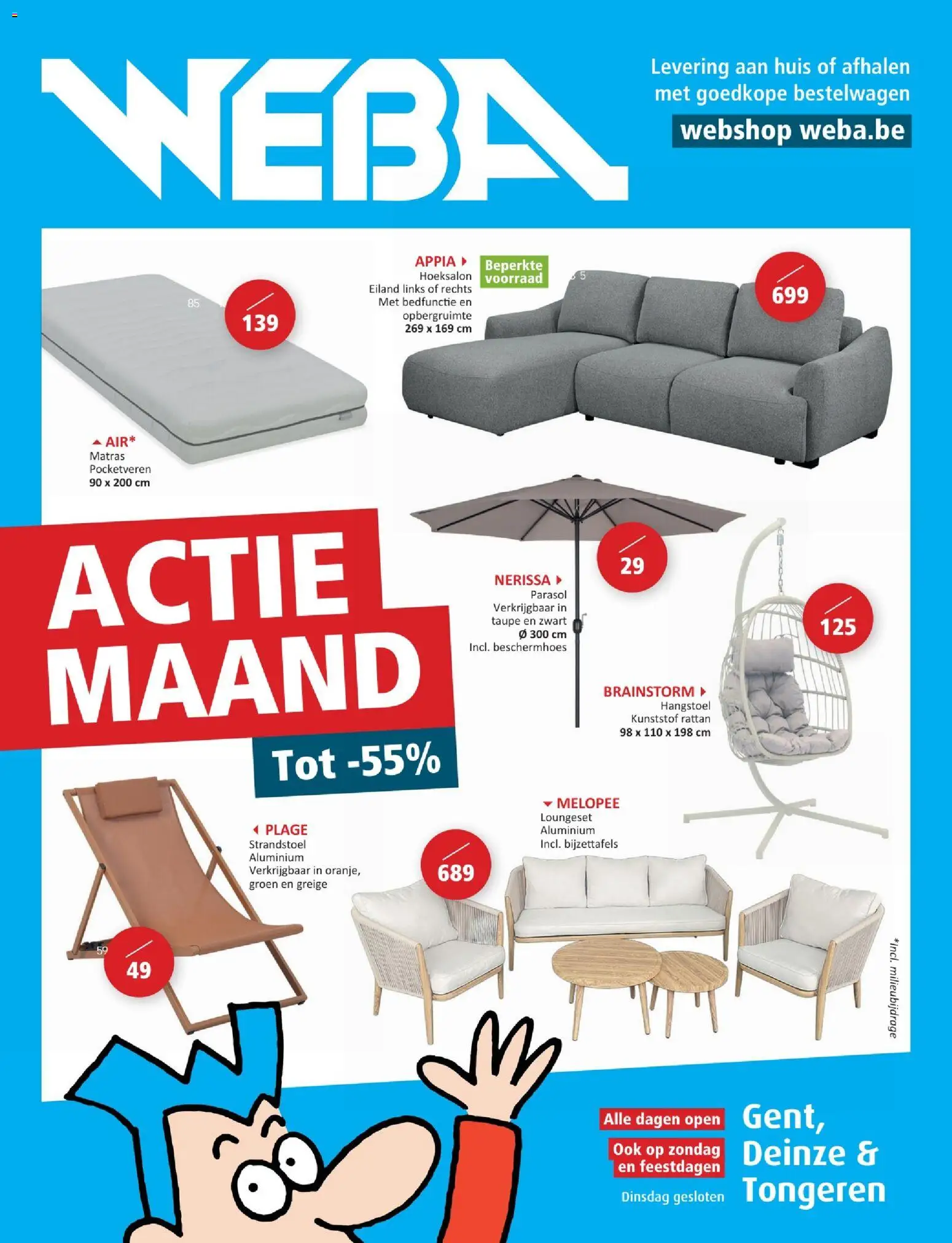 Weba folder - pagina 1- geldig vanaf 25/03/2026