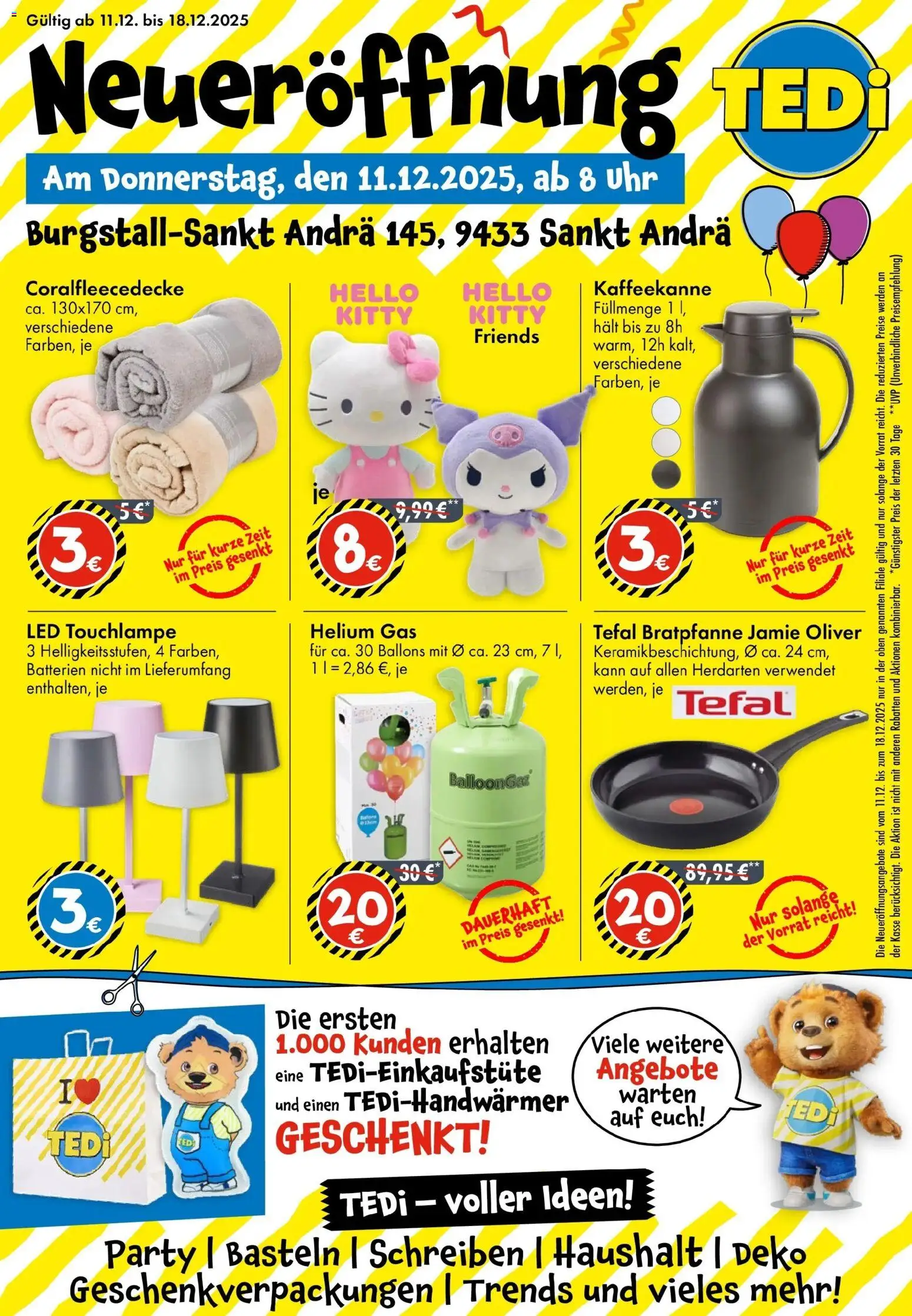 TEDi Flugblatt - Seite 1- gültig ab 11.12.2025