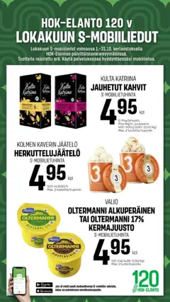 Esikatselu S-market - Lokakuun S-mobiiliedut voimassa alkaen 01/10/2025