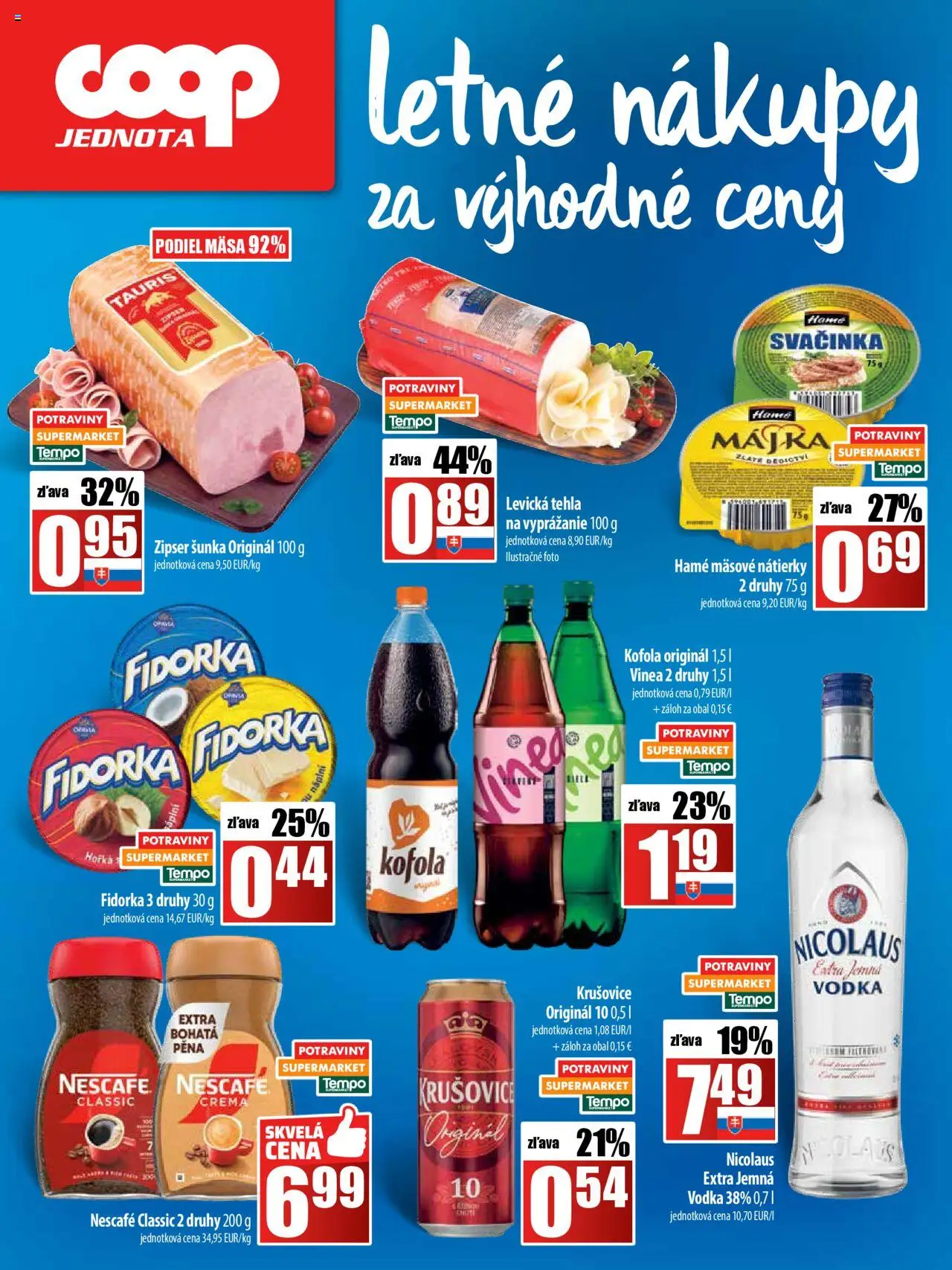 COOP Jednota leták - strana 28- platný od 17.07.2025