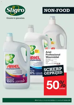 Sligro - Non-Food geldig vanaf 09-10-2025
