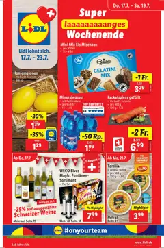 Vorschau Lidl Aktionen gültig ab 17.07.2025