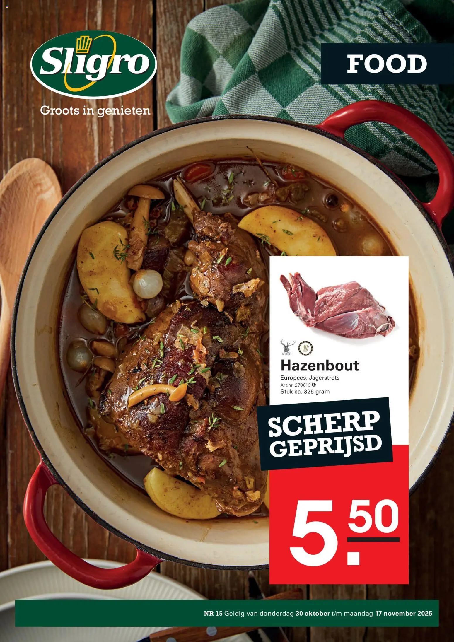 Sligro - Folder - pagina 1- geldig vanaf 30-10-2025