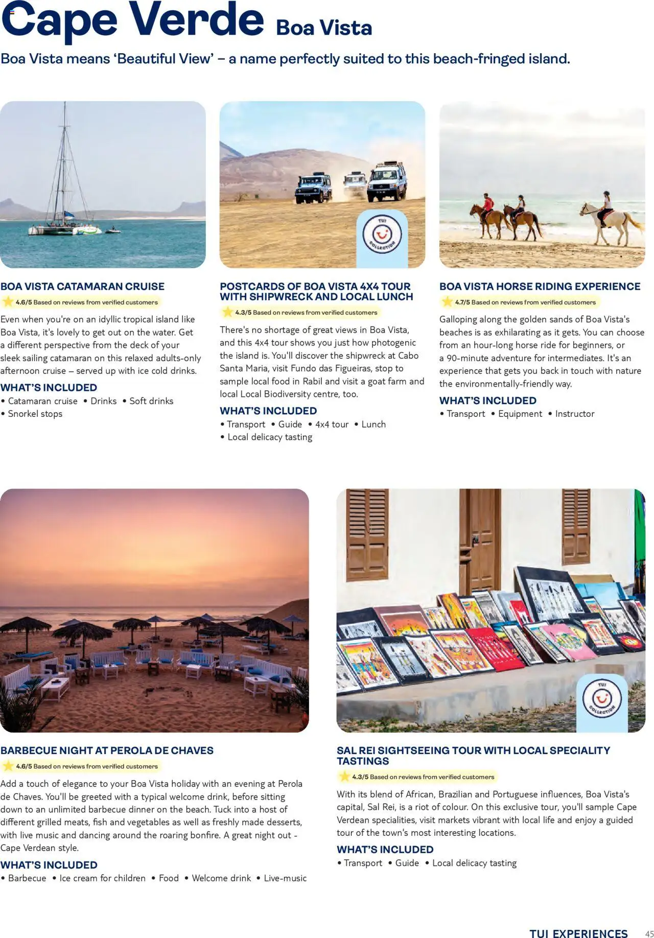 TUI - Experiences - page 45- valid from 01/01/2024