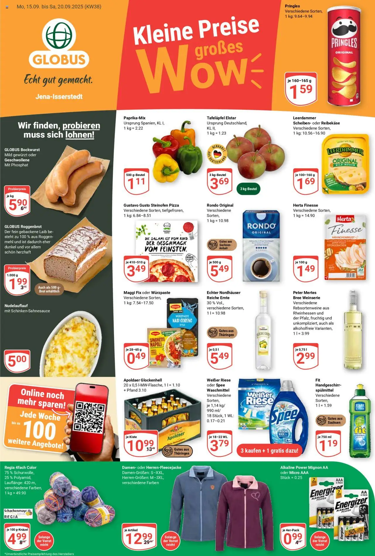 Globus Prospekt 	 - Seite 1 - gültig ab 15.09.2025