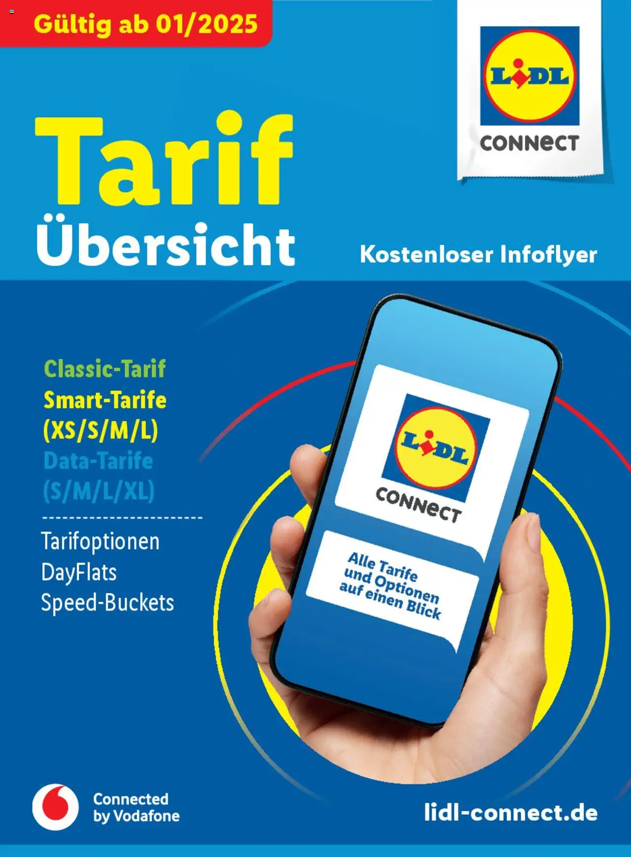 Lidl Tarifübersicht - Seite 1 - gültig ab 01.01.2025