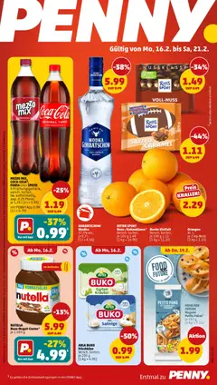 Vorschau Penny Prospekt 	 gültig ab 16.02.2026