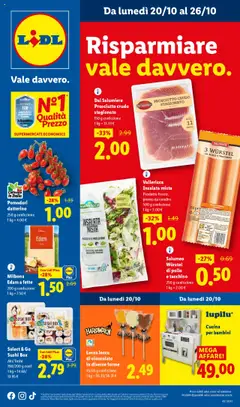 Anteprima Volantino Lidl	 valida dal 20/10/2025