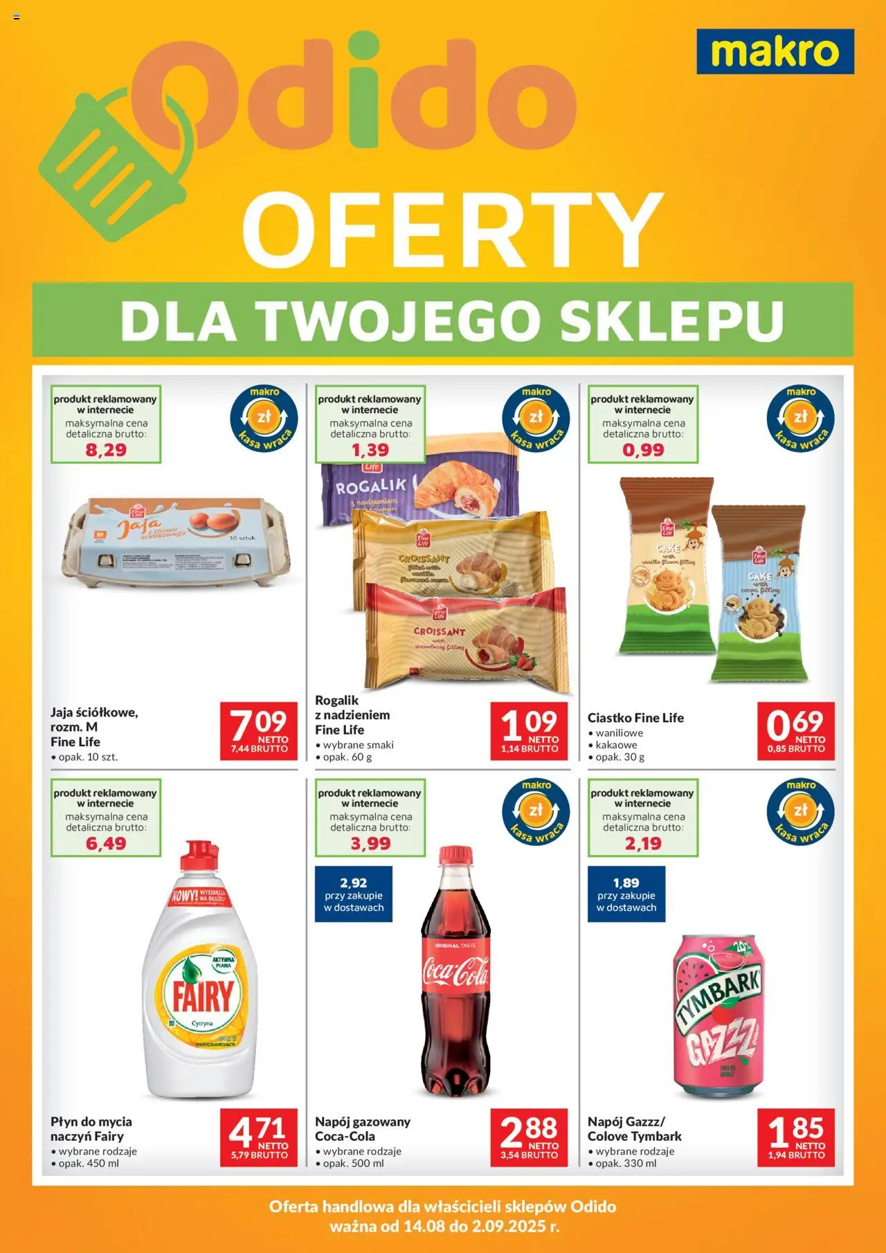 Makro Gazetka - Odido Oferty dla Twojego sklepu - strona 1- ważny od 14.08.2025