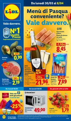 Anteprima Lidl volantino valida dal 30/03/2026