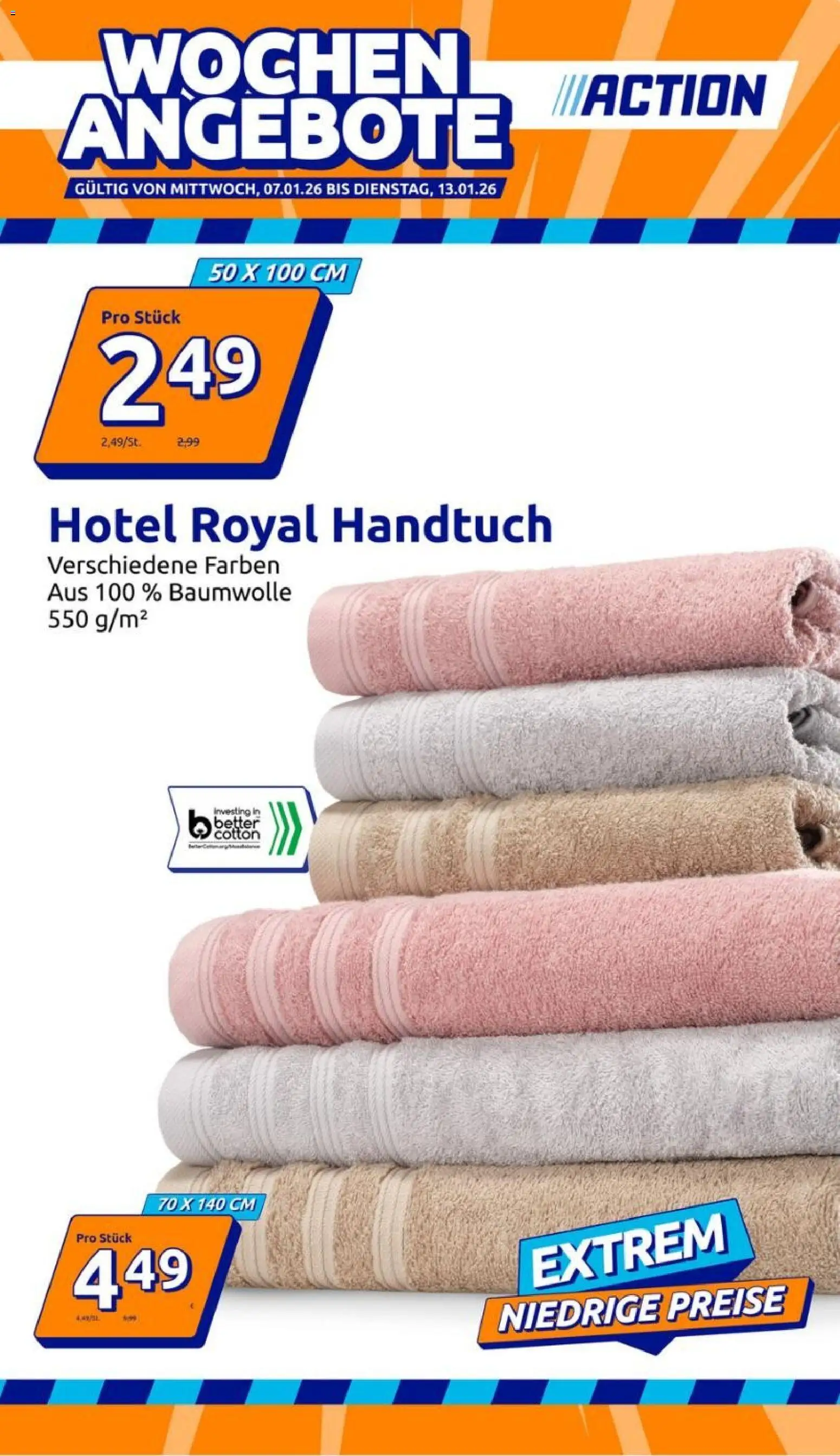 Action Flugblatt - Seite 1- gültig ab 07.01.2026