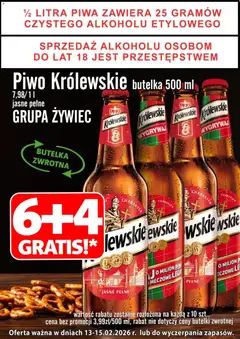 Podgląd Prim Market Promocja - Piwo Królewskie 6+4 Gratis ważny od 13.02.2026