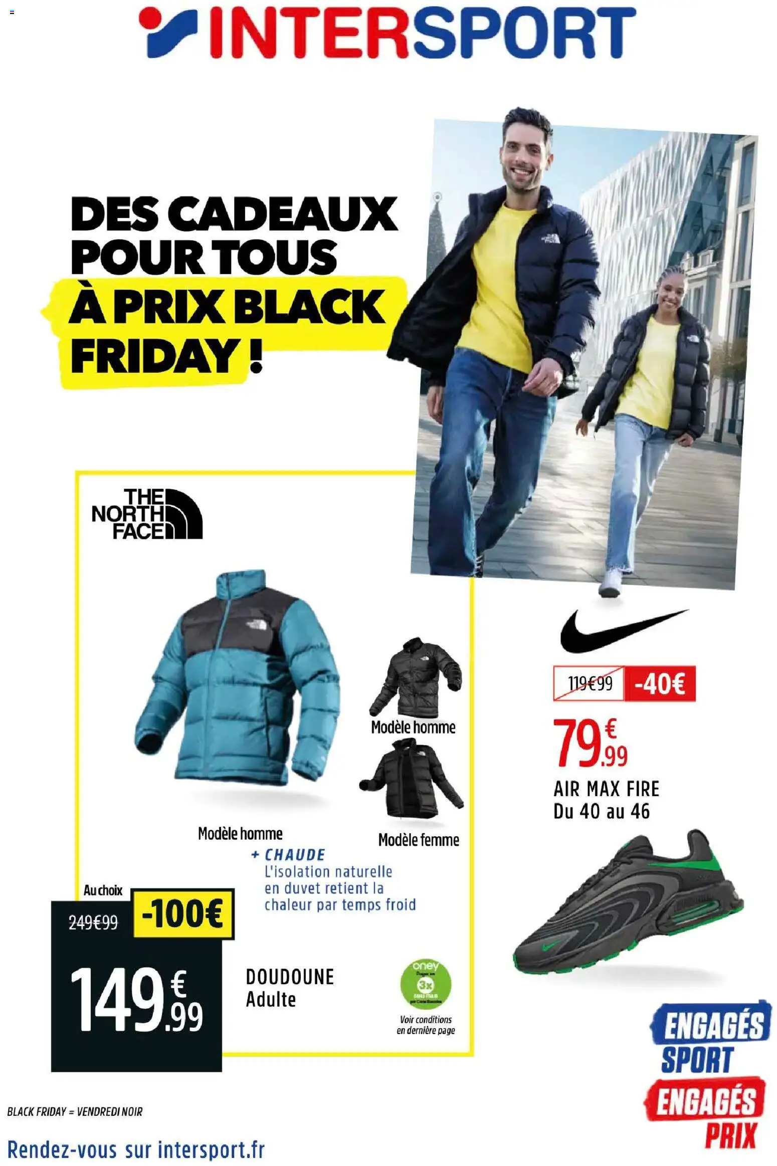 Intersport Black Friday - page 1 - valable à partir du 03/11/2025