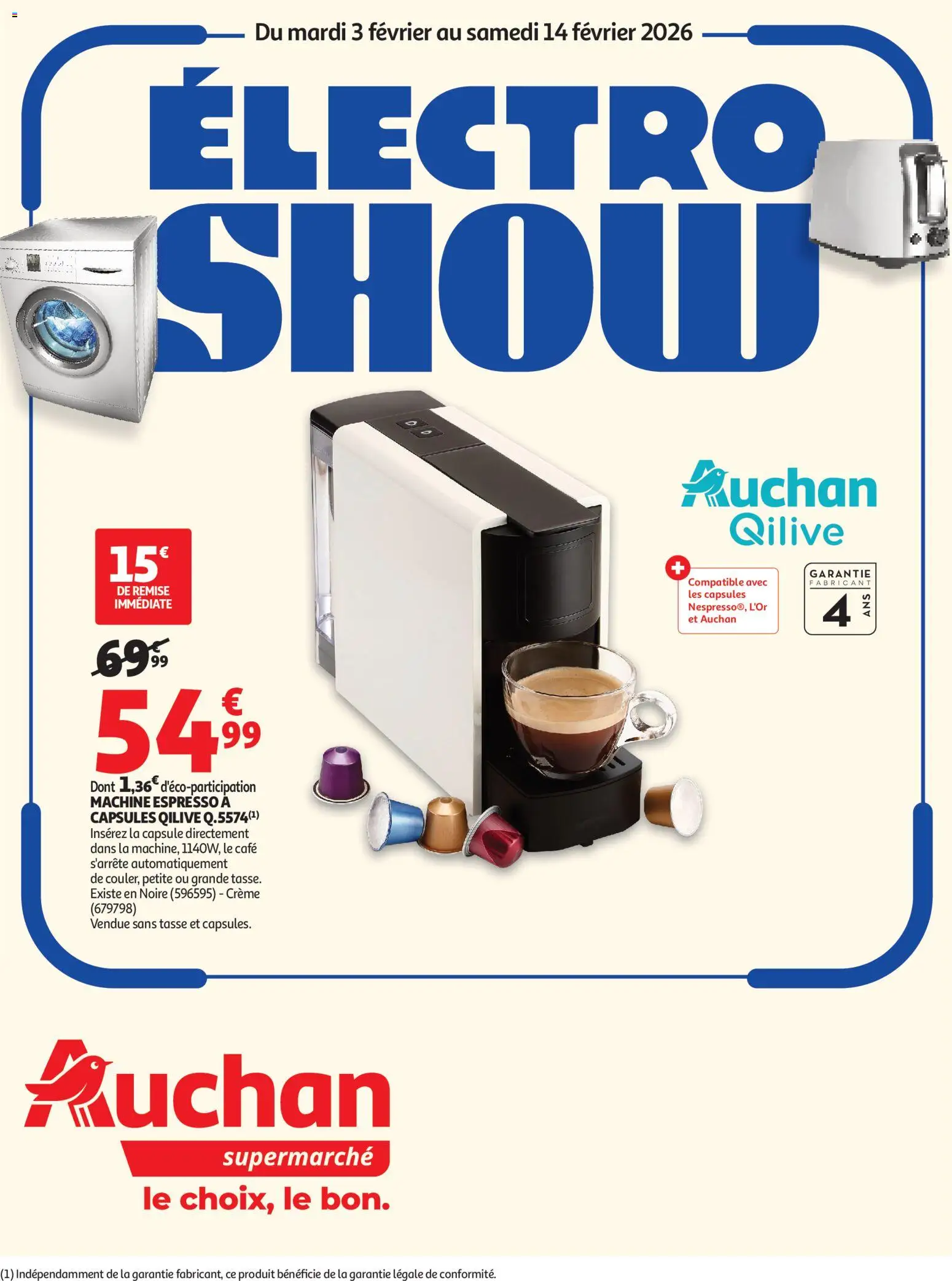 Auchan - ElectroShow supermarchés - pagina 1- geldig vanaf 03/02/2026