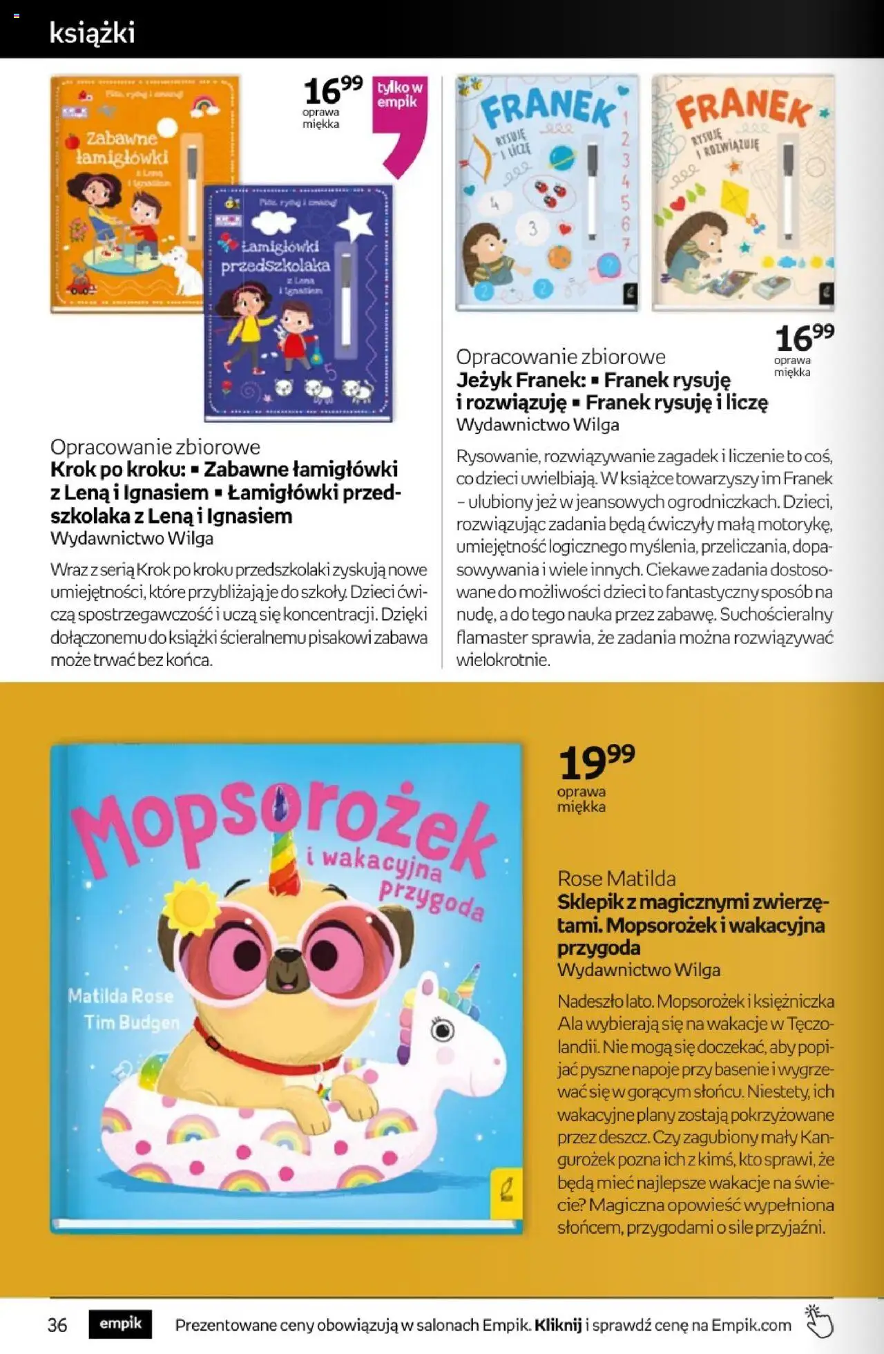 Empik promocje - Tom kultury Książki - strona 36- ważny od 16.07.2025