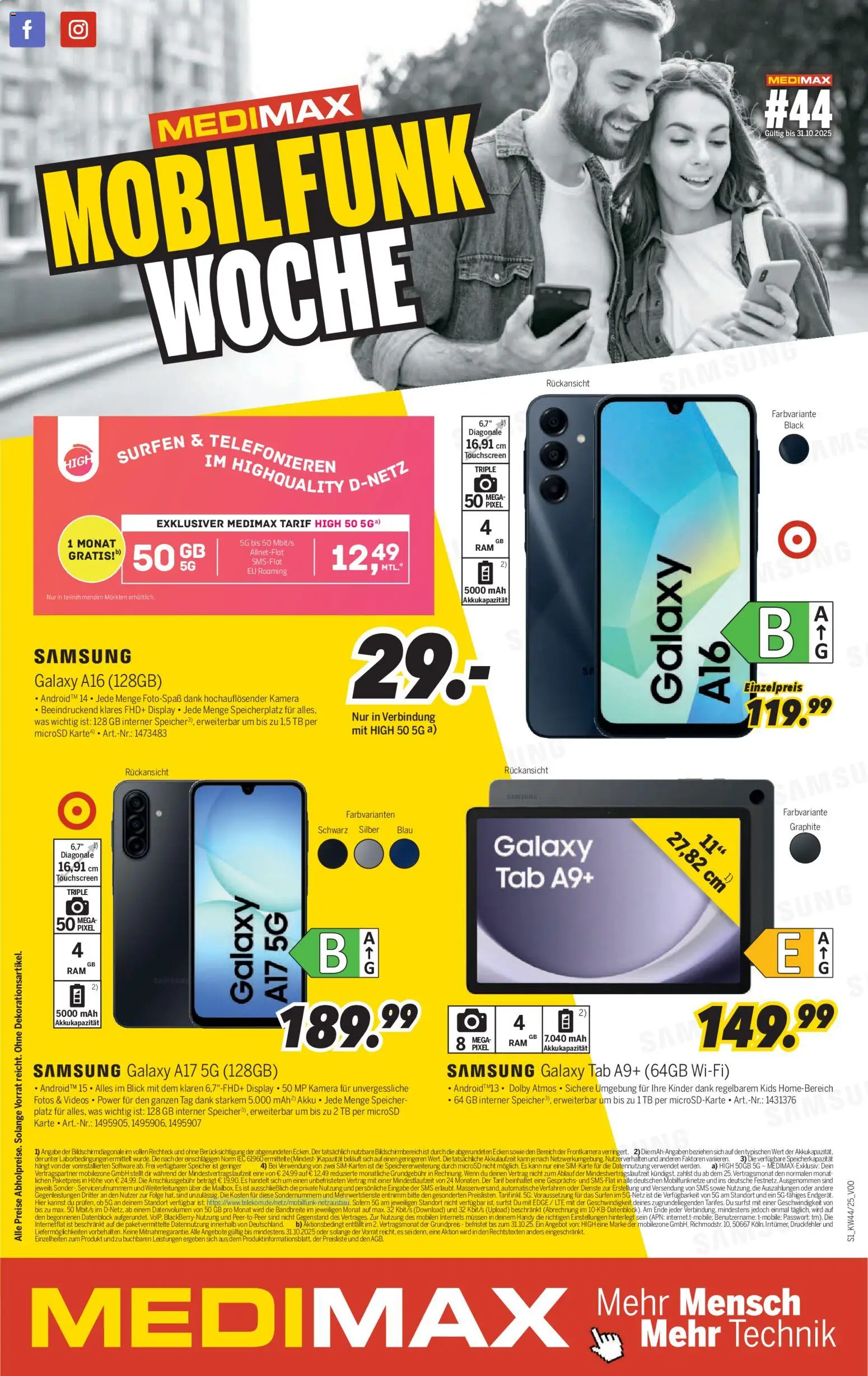 Medimax Prospekt 	 - Seite 1 - gültig ab 25.10.2025