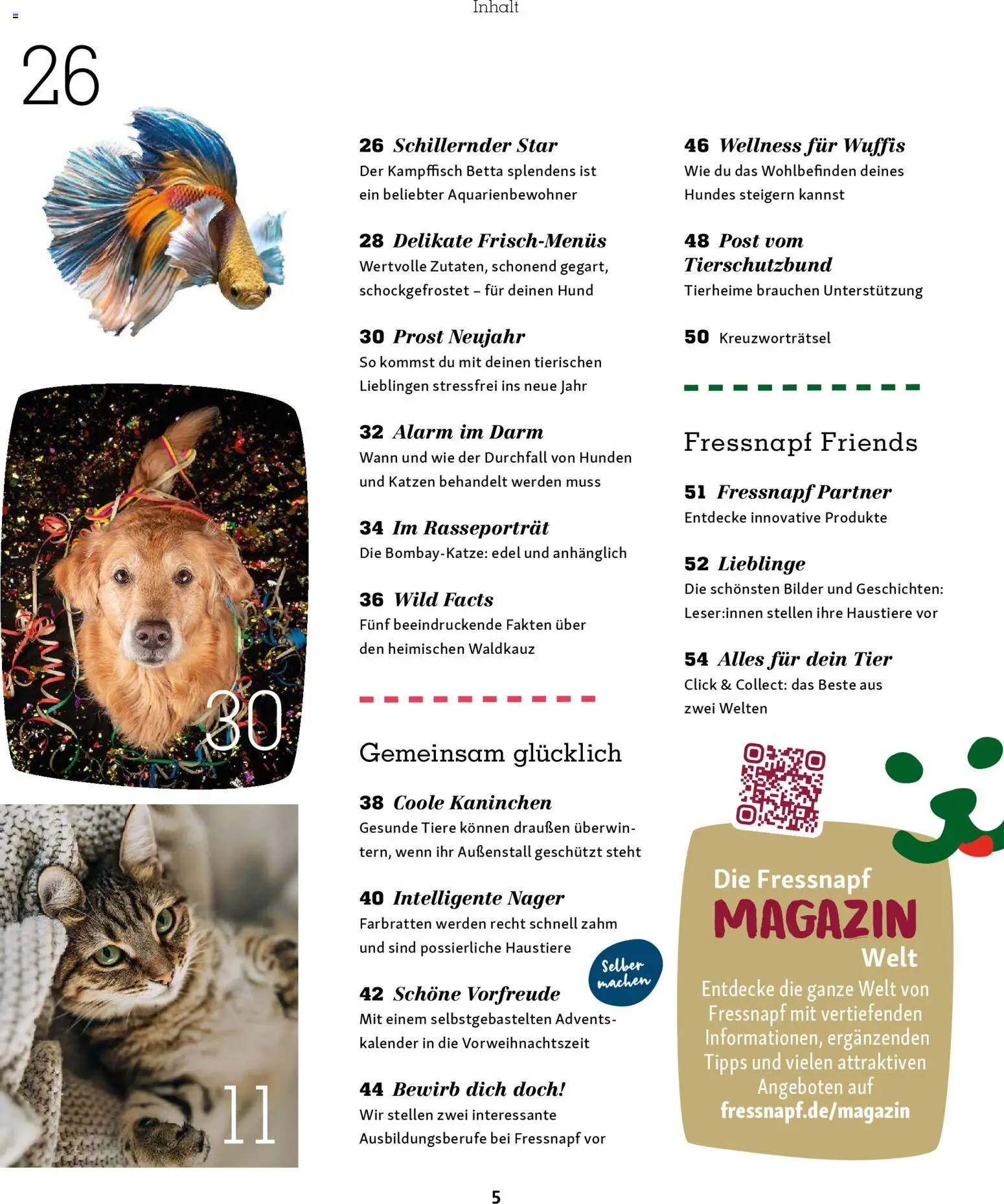 Fressnapf Friends Magazin - Seite 5 - gültig ab 01.11.2025