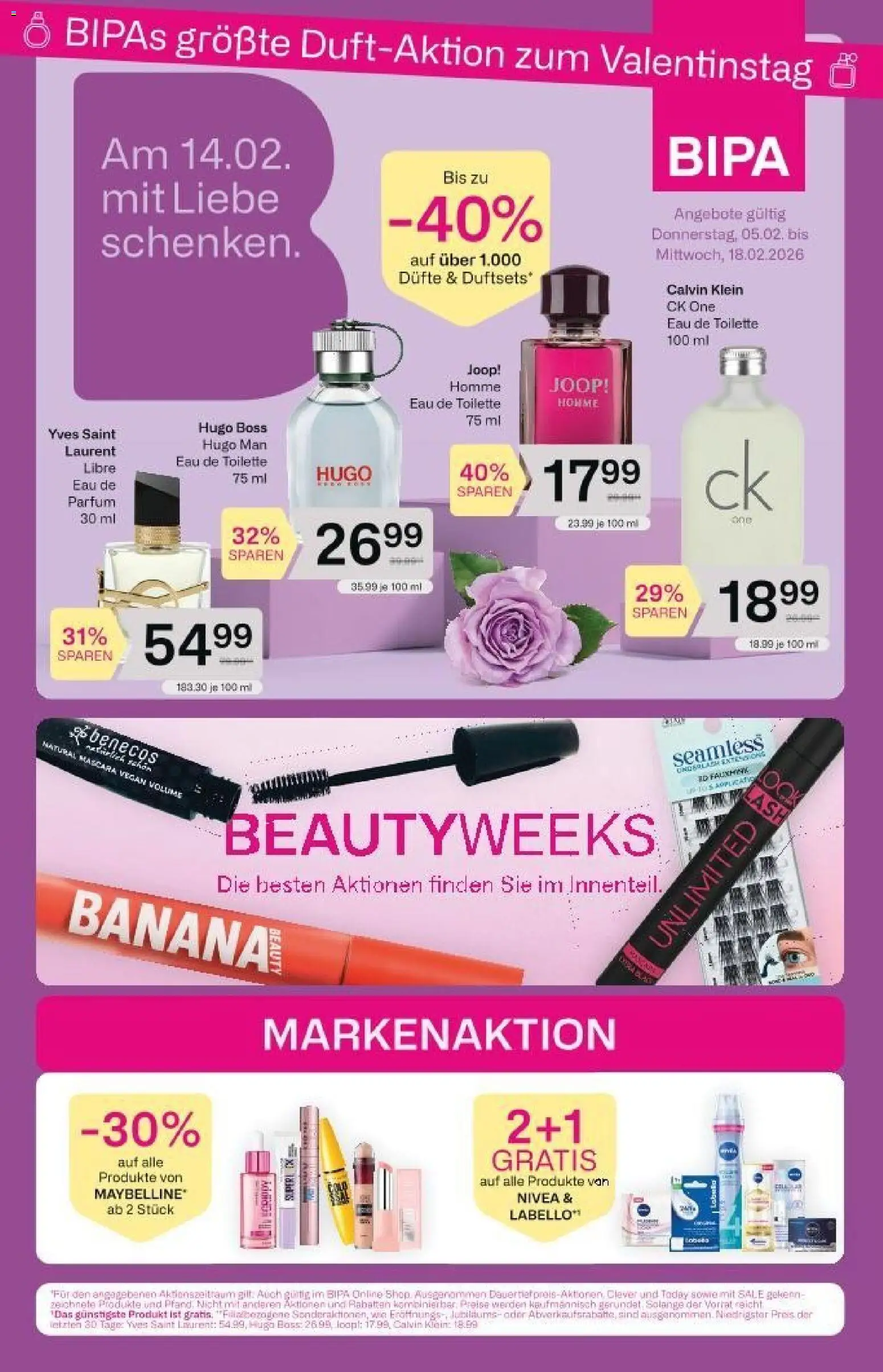 Bipa Flugblatt - Seite 1- gültig ab 05.02.2026