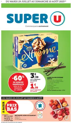 Aperçu Super U catalogue valable à partir du 29/07/2025
