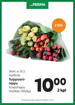 Esikatselu Prisma tarjoukset Tulppaanit voimassa alkaen 04/02/2026