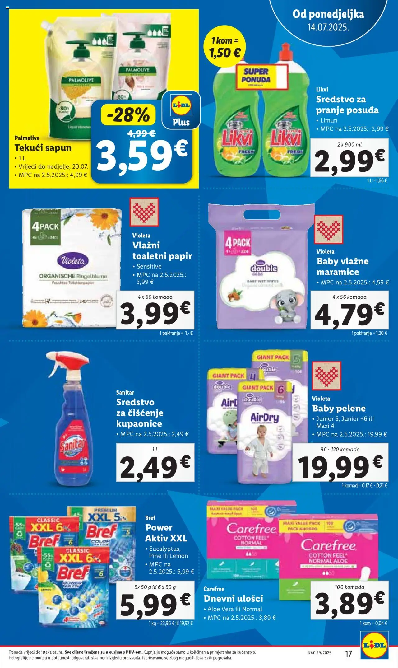Katalog Lidl - stranica 17- važeći od 14.07.2025