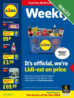 Lidl - Lidl Weekly Wales valid from 28/08/2025