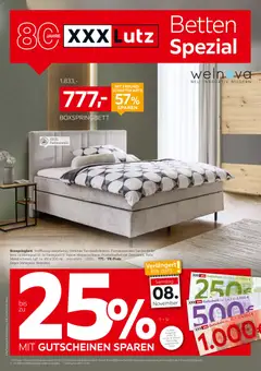Vorschau XXXL Lutz Betten Spezial gültig ab 02.11.2025