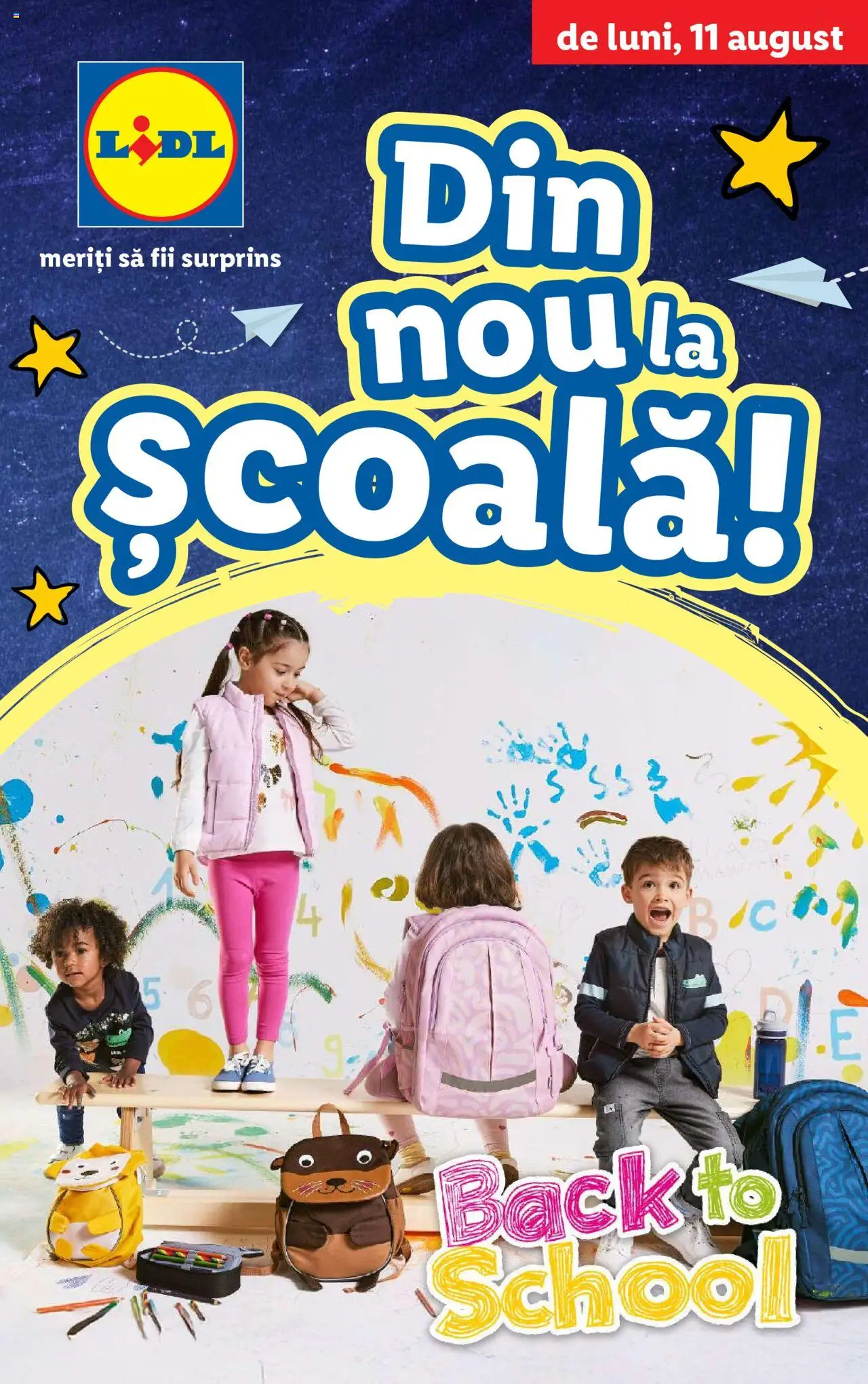 Lidl - Din nou la școală! - pagina 1- valabil de la 11.08.2025