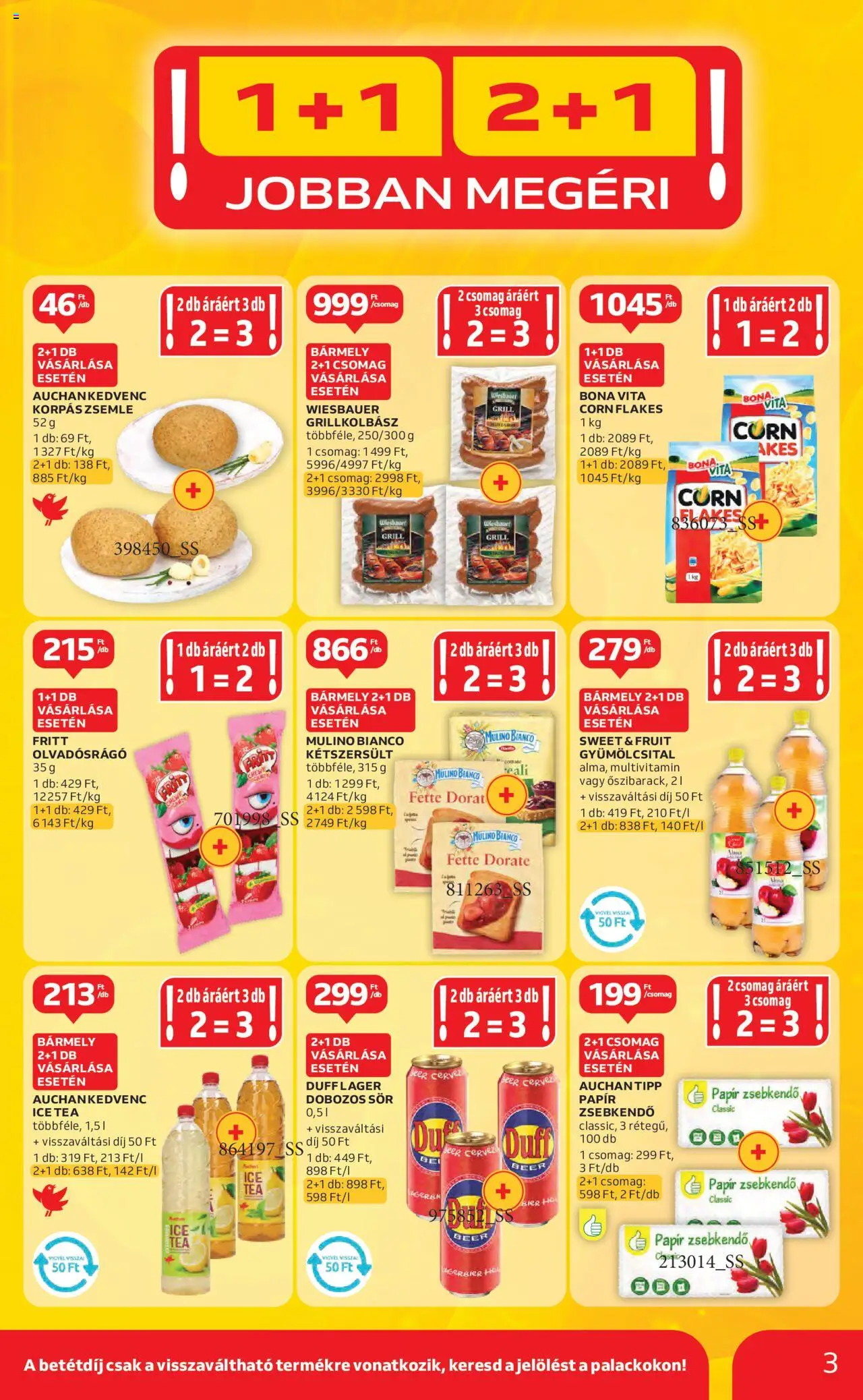 Auchan Akciós újság - 3oldal - érvényes 2025.07.17.-tól