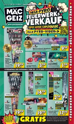 Vorschau Mäc Geiz Feuerwerksverkauf gültig ab 29.12.2025