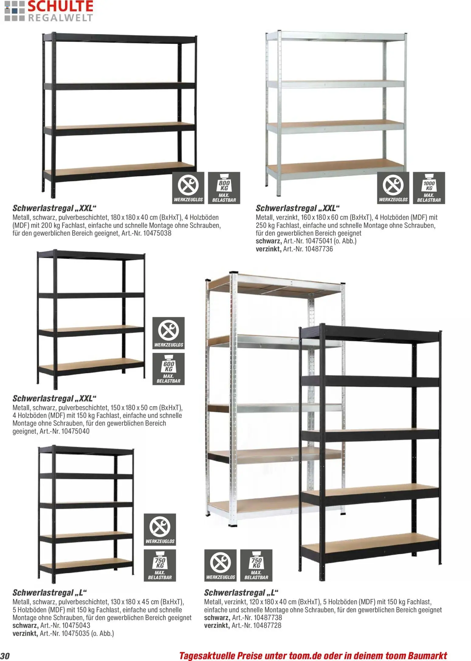 Toom Baumarkt  Wohnen & Haushalt 2026 - Seite 30 - gültig ab 01.01.2026