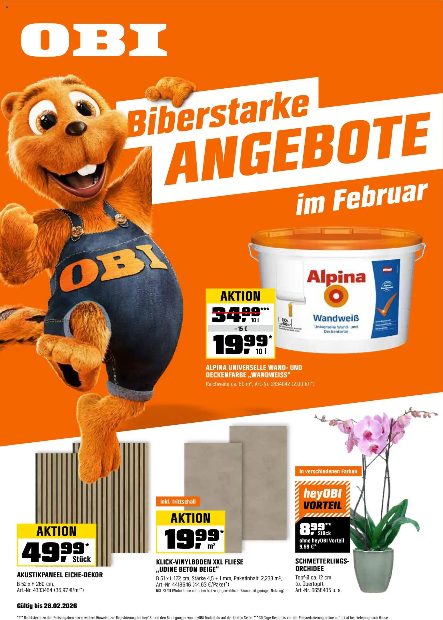 OBI Flugblatt - Seite 1- gültig ab 01.02.2026