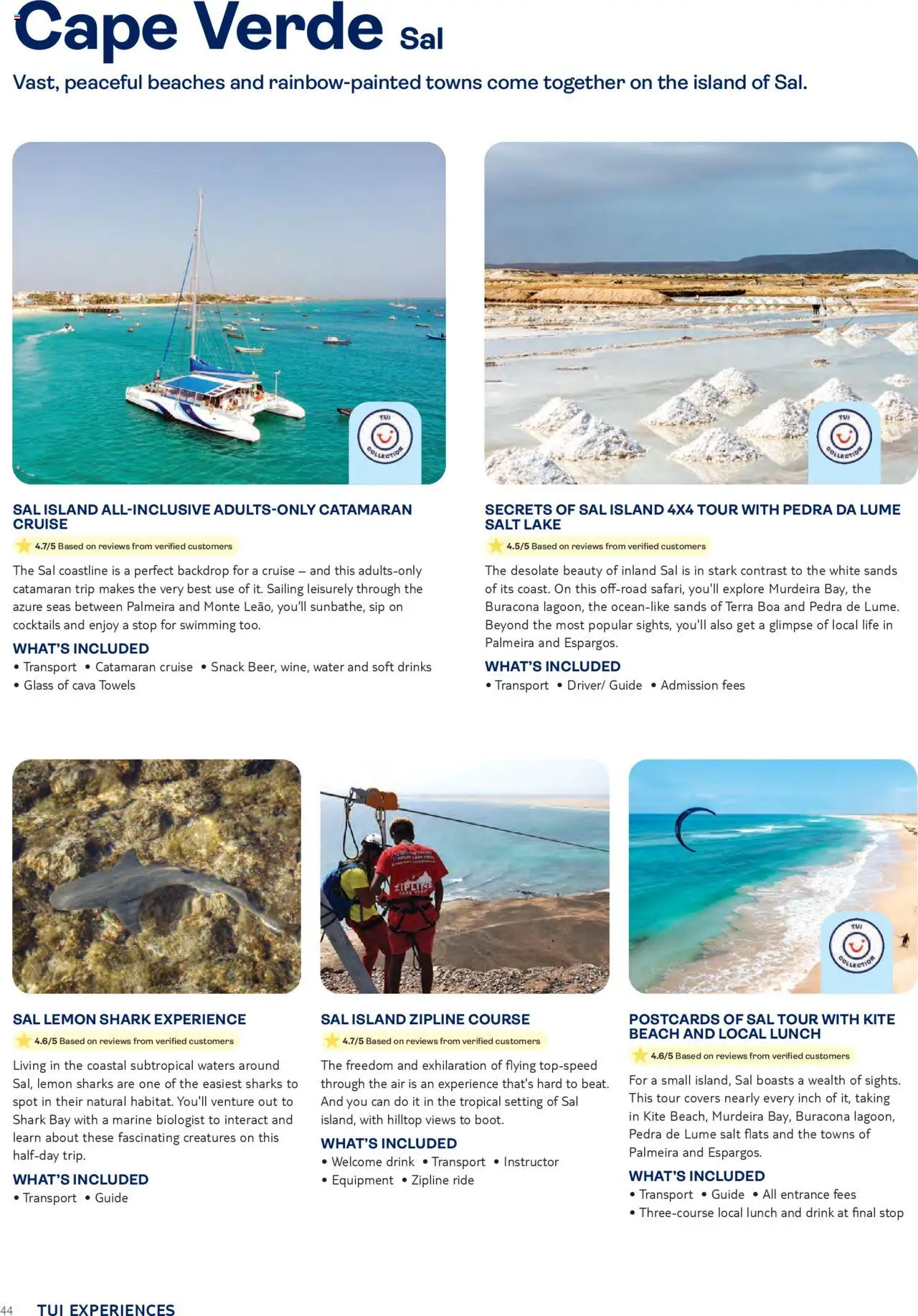 TUI - Experiences - page 44- valid from 01/01/2024