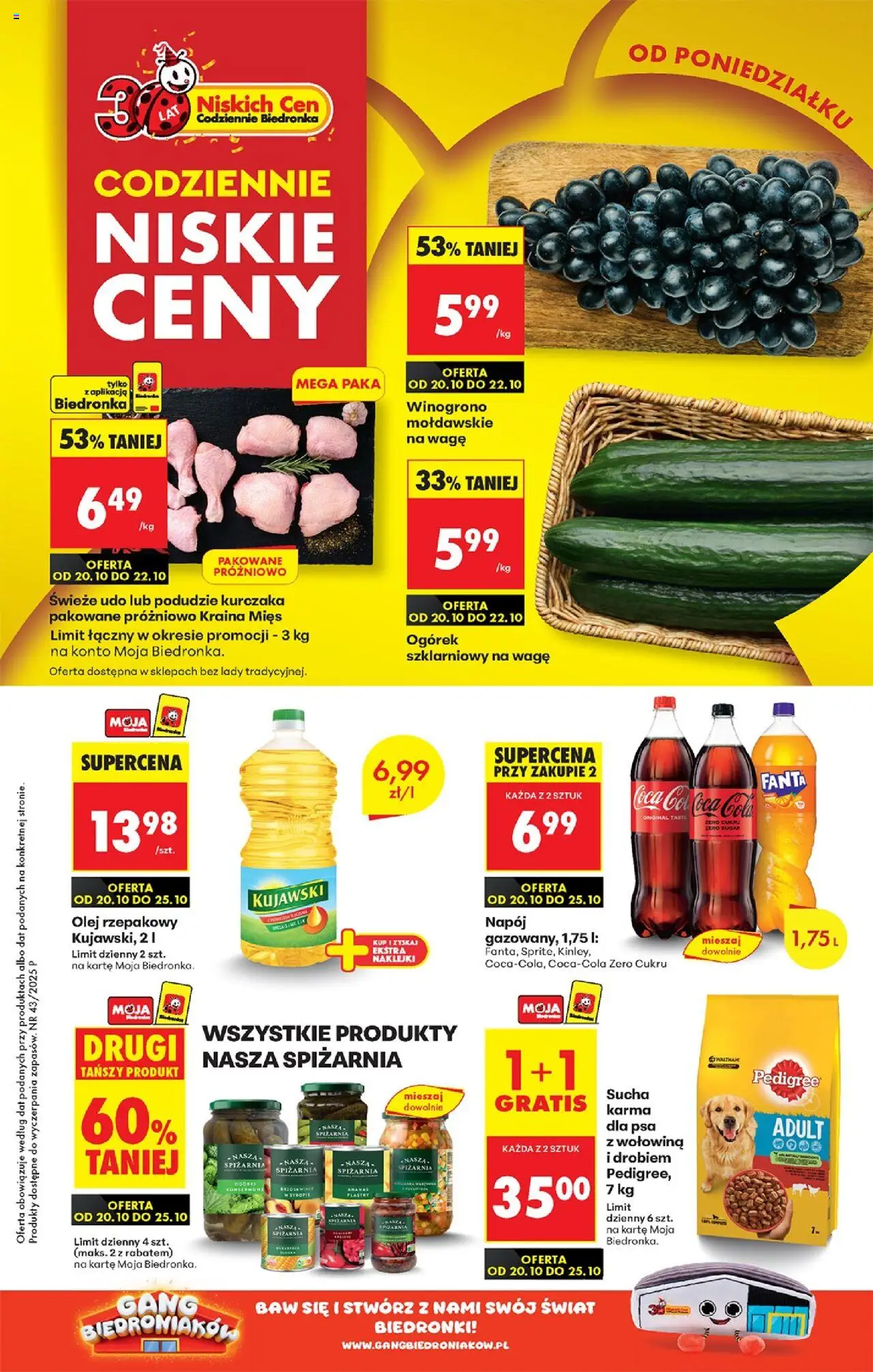 Biedronka gazetka - strona 1- ważny od 20.10.2025