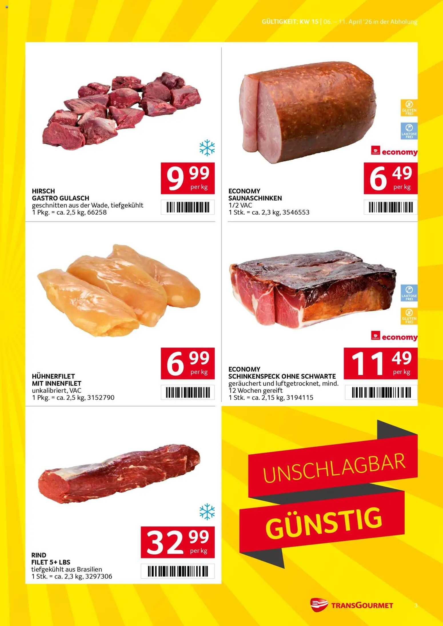 Transgourmet Flugblatt - page 3- valid from 06.04.2026