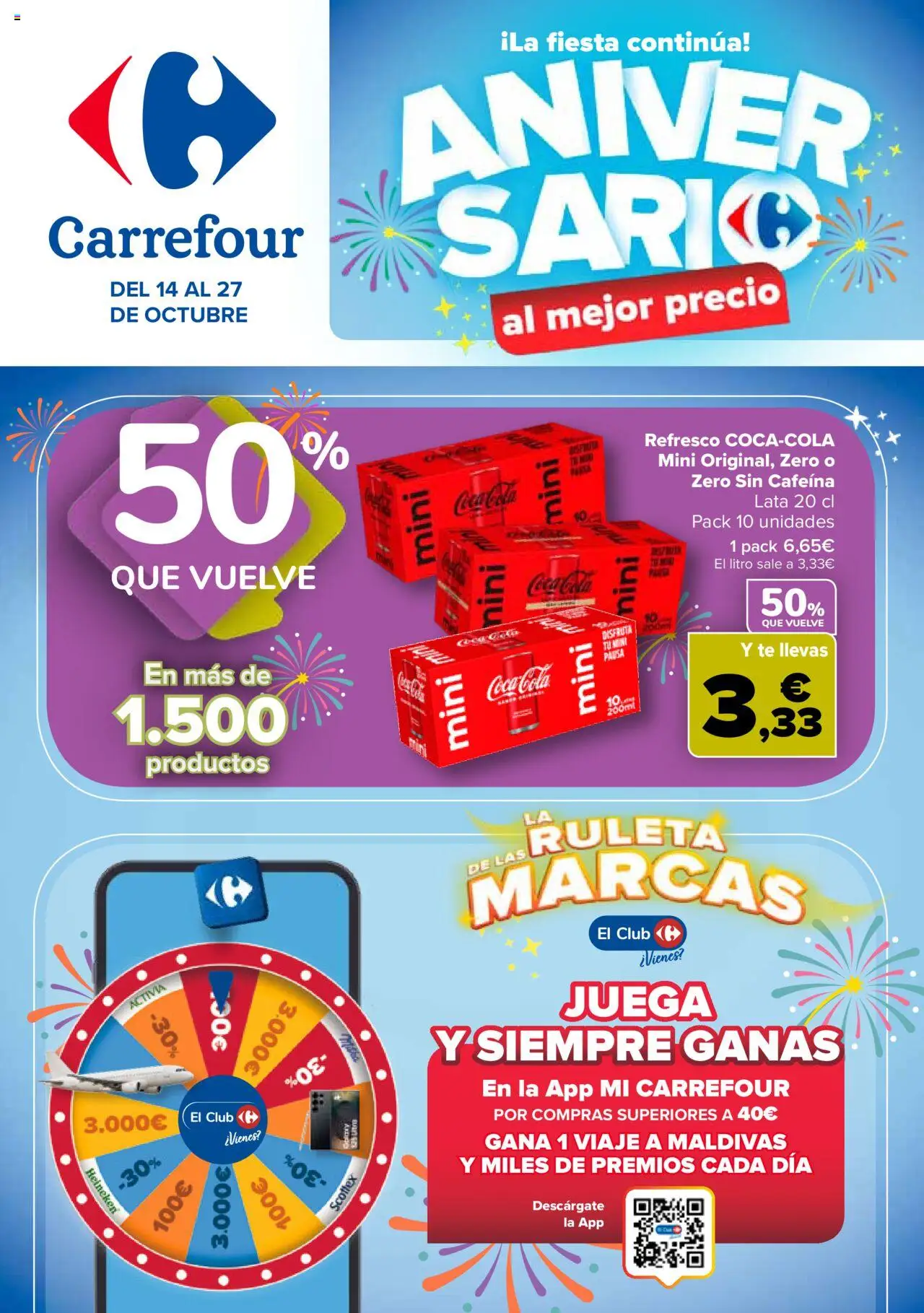 Carrefour folleto - Página de 1 - Válido desde 14/10/2025