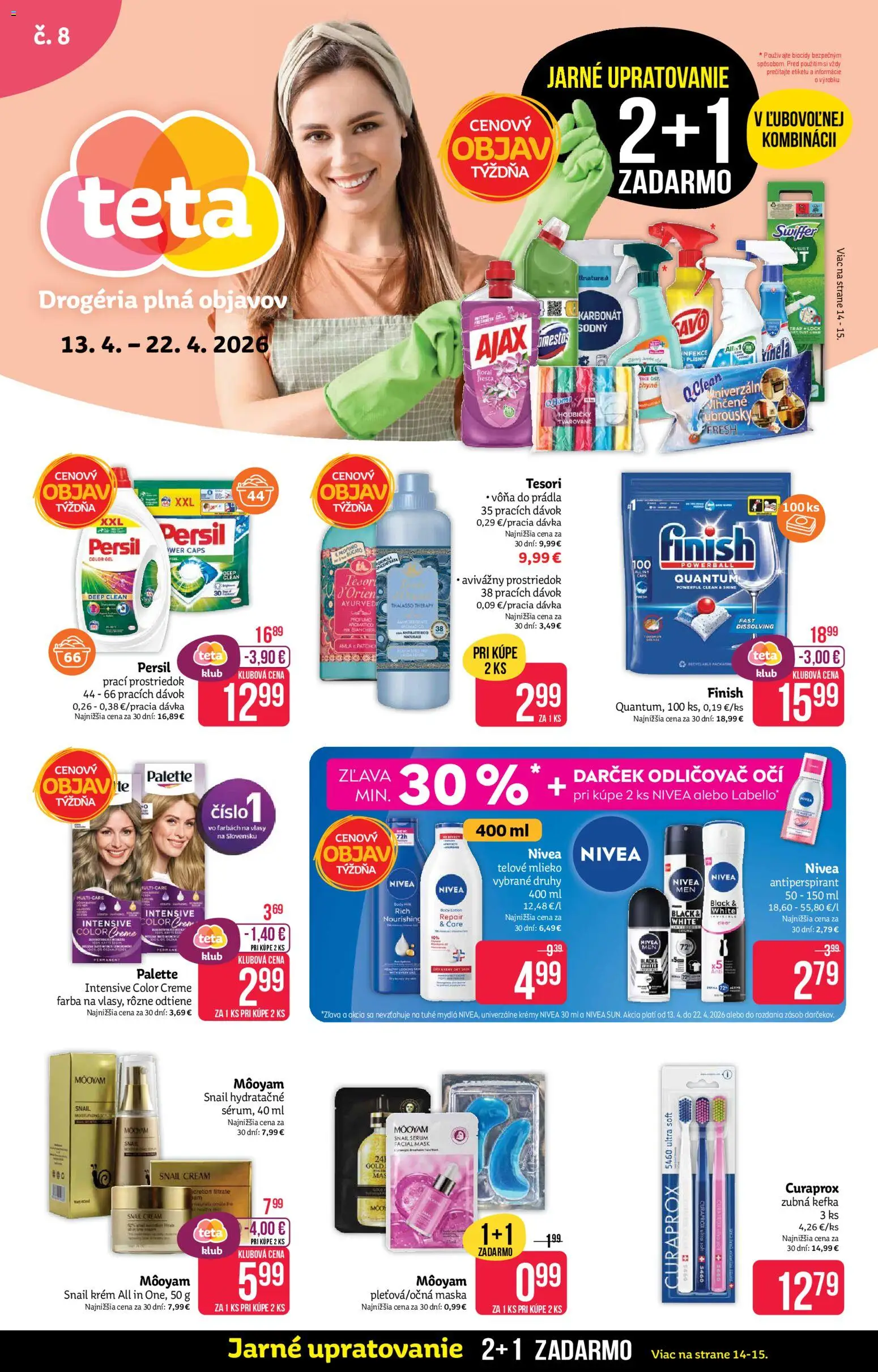 Teta drogerie leták - strana 1- platný od 13.04.2026