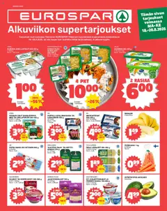 Esikatselu Tokmanni - EUROSPAR Ylöjärvi Ruokasanomat voimassa alkaen 18/08/2025