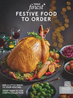 Tesco - Festive Food to Order brochure 2025 valid from 01/10/2025