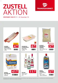 Vorschau Transgourmet Zustellaktion gültig ab 17.11.2025