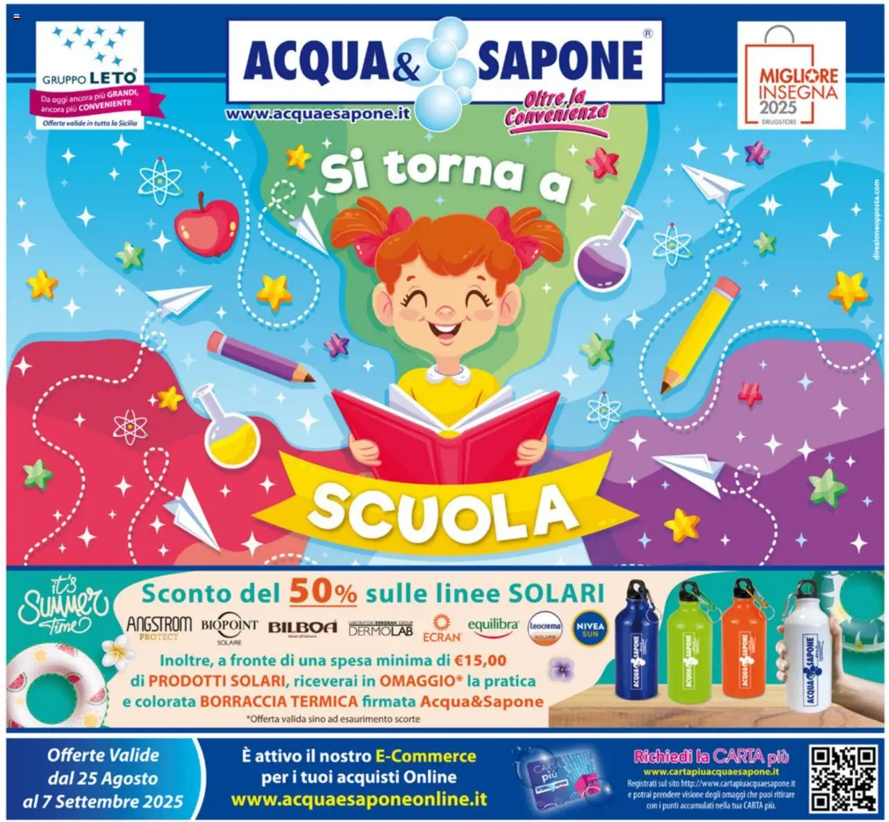 Volantino Acqua e Sapone	 - pagina 1 - valido dal 25/08/2025