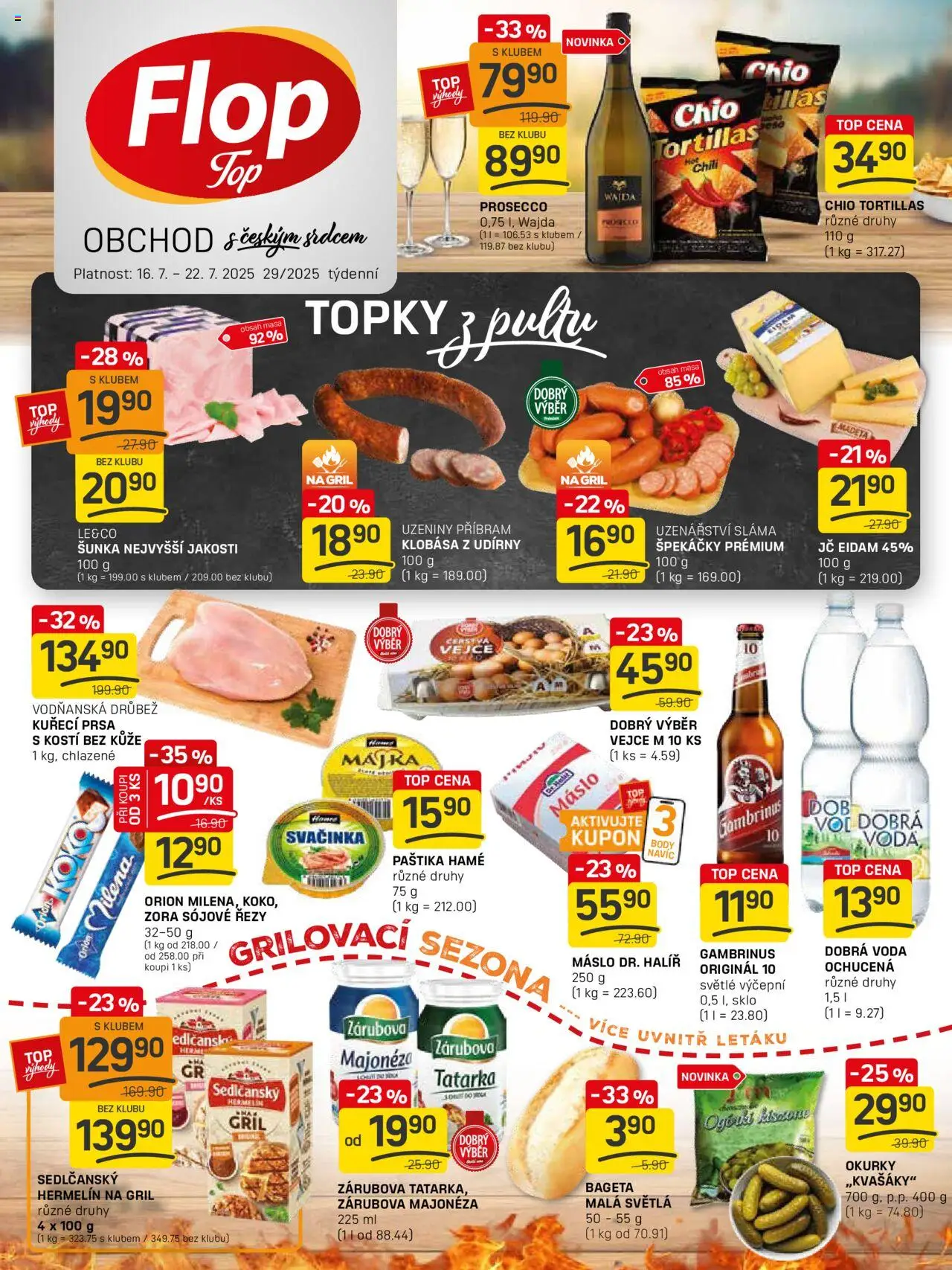 Flop leták - FlopTop - strana 1- platný od 16.07.2025