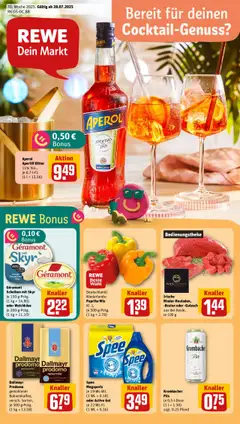 Vorschau Rewe Prospekt 	 gültig ab 28.07.2025