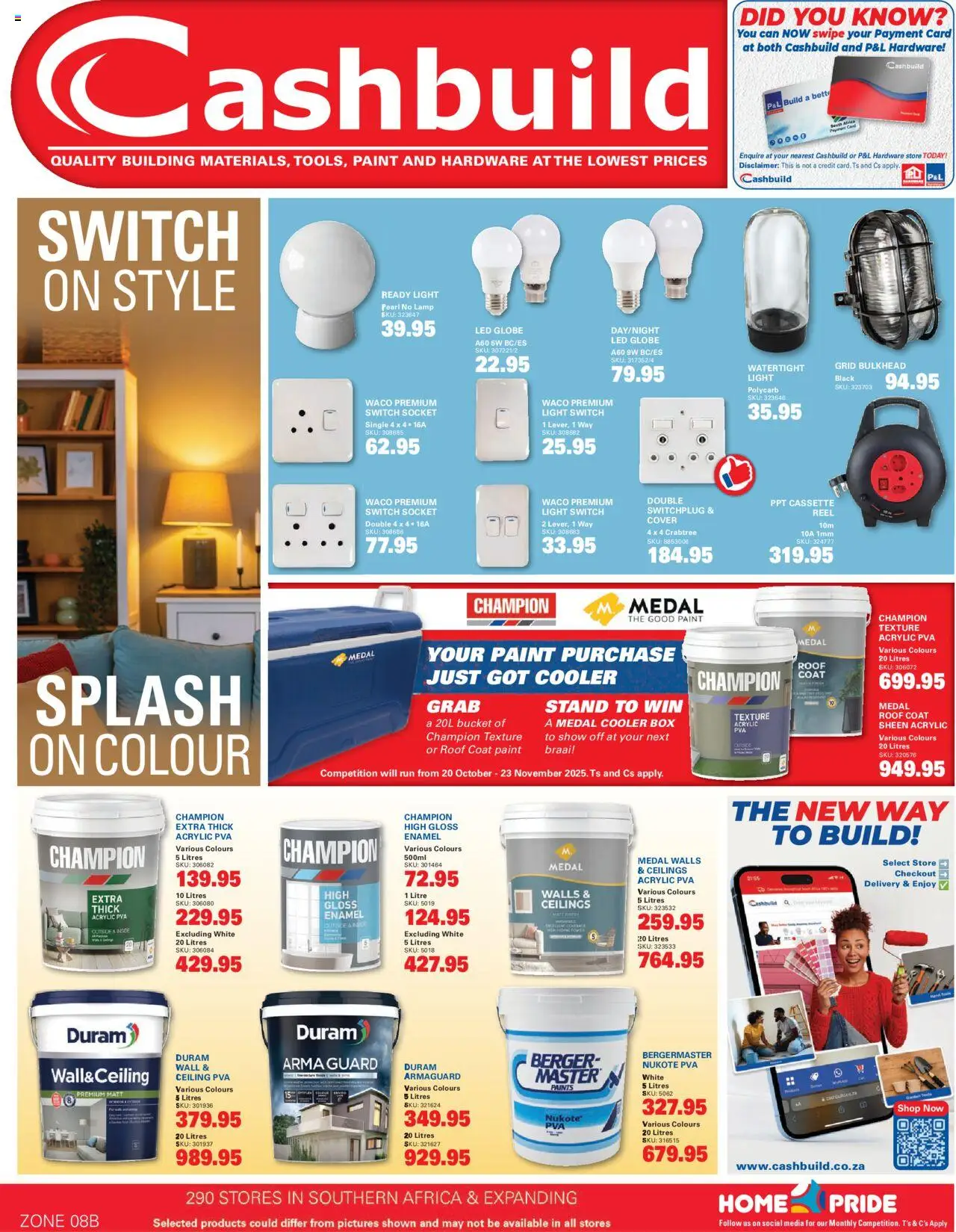 Cashbuild Catalogue - page 1- valid from 20/10/2025