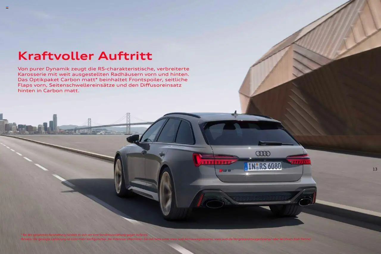 Audi RS 6 Avant / RS 6 Avant performance - Seite 13 - gültig ab 18.02.2025