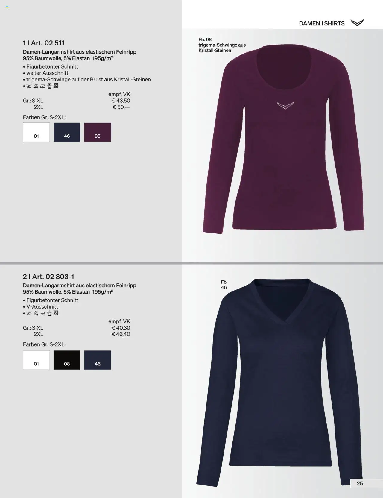 Trigema Prospekt 	 - Seite 25 - gültig ab 01.09.2025